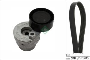 Set curea transmisie cu caneluri INA 529 0009 10