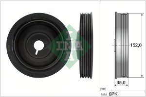 Fulie curea arbore cotit INA 544 0054 10