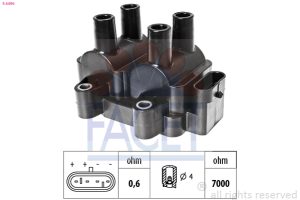 Bobina de inductie FACET 9.6496 DACIA LOGAN MCV (KS_) 1,390 cmc (K7J 710) benzina 75 FACET 9.6496