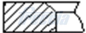 Set segmenti piston FRECCIA FR10-381350