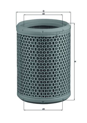 Filtru aer MAHLE ORIGINAL LX 130