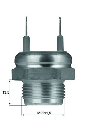 Comutator temperatura ventilator radiator MAHLE ORIGINAL TSW 7D