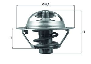 Termostat lichid racire MAHLE ORIGINAL TX 162 82D