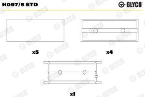 Cuzineti arbore cotit GLYCO H097/5 STD – imagine produs