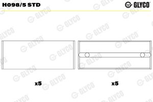 Cuzineti arbore cotit GLYCO H098/5 STD – imagine produs