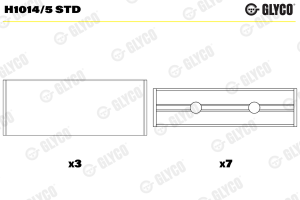 Cuzineti arbore cotit GLYCO H1014/5 STD DACIA DOKKER microbus (KE_) 1,598 cmc (K7M 812, K7M 828) benzina 83 GLYCO H1014/5 STD