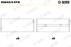 Cuzineti arbore cotit GLYCO H1042/5 STD – imagine produs