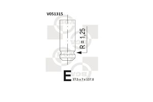 Supapa admisie BGA V051315