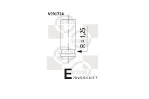 Supapa evacuare BGA V991724