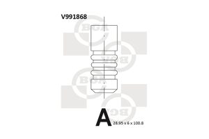 Supapa evacuare BGA V991868