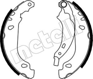 Set saboti frana METELLI 53-0356