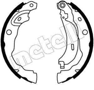 Set saboti frana METELLI 53-0753