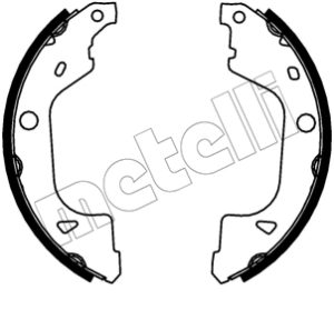 Set saboti frana METELLI 53-0775