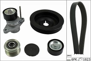 Set curea transmisie cu caneluri HEPU 20-1868