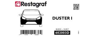 Set clipuri sustinere caroserie RESTAGRAF 602003D