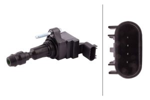 Bobina de inductie HELLA 5DA 358 000-121 DACIA SANDERO 1,149 cmc (D4F 732) benzina 75 HELLA 5DA 358 000-121