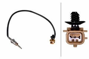 Senzor temperatura gaze evacuare HELLA 6PT 358 226-561
