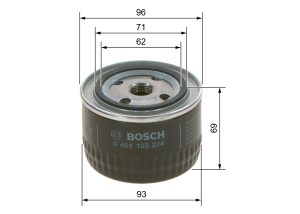 Filtru ulei BOSCH 0 451 103 274
