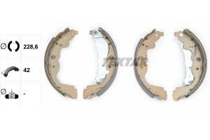 Set saboti frana TEXTAR 91069300