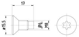 Surub disc frana TEXTAR TPM0004
