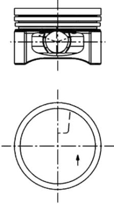 Piston KOLBENSCHMIDT 40219600