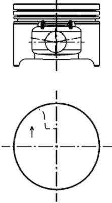 Piston KOLBENSCHMIDT 40277620