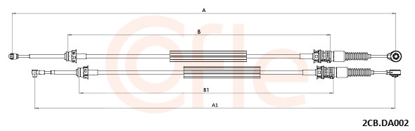 Cablu transmisie manuala COFLE 92.2CB.DA002 DACIA LODGY (JS_) 1,461 cmc (K9K 846, K9K 666) diesel 110 COFLE 92.2CB.DA002