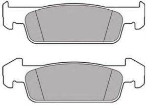 Set placute frana KRIEGER 0950006441