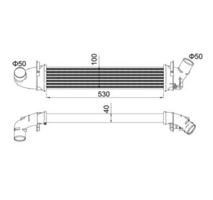 Intercooler compresor E-KRAFT 1924004102