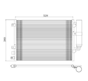 Condensator climatizare E-KRAFT 1924005098 DACIA LOGAN (LS_) 1,390 cmc (K7J 714, K7J 710) benzina 75 E-KRAFT 1924005098