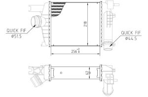 Intercooler compresor MTR 13054359