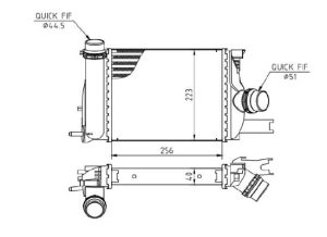 Intercooler compresor MTR 13054398