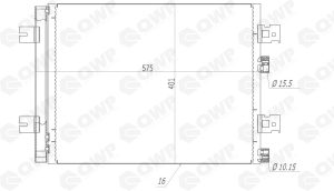 Condensator climatizare QWP WAC123