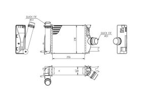 Intercooler compresor QWP WIC176