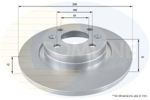 Disc frana COMLINE ADC2709