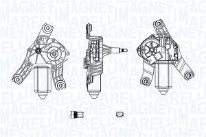 Motor stergator MAGNETI MARELLI 064071300010