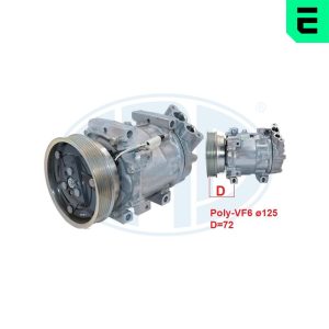 Compresor climatizare ERA 670187 DACIA SANDERO 1,461 cmc (K9K 790) diesel 65 ERA 670187