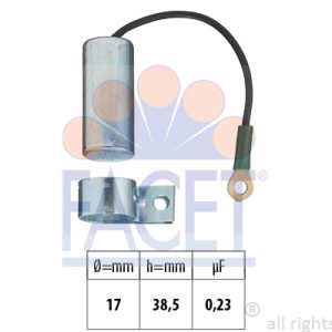 Condensator aprindere FIAT FIORINO (127_) 900 benzina 45 cai FACET 0.0323
