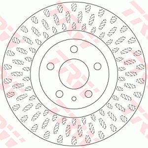 Disc frana FIAT 500L (351_, 352_) 0.9 (199LYC1B) benzina 105 cai TRW DF6522