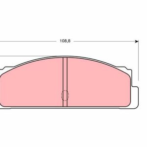 Placute frana FIAT 124 Spider (124_) 1500 Sport (BS) benzina 90 cai TRW GDB107
