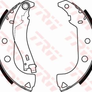 Set saboti frana FIAT FIORINO (147_) 1.3 benzina 67 cai TRW GS8484