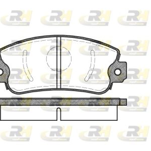 Placute frana FIAT PANDA Caseta/ Hatchback (141_) 1.1 benzina 50 cai ROADHOUSE 2372.02