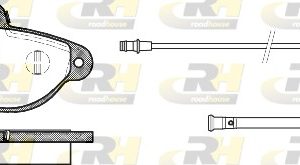 Placute frana FIAT PANDA (169_) 1.1 (169.AXA1A) benzina 54 cai ROADHOUSE 2414.21