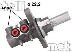 Pompa centrala frana FIAT QUBO (225_) 1.3 D Multijet (225AXG1A, 225CXG1A, 225AXG11, 225CXG11) diesel 80 cai METELLI 05-1166