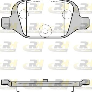 Placute frana FIAT PANDA (169_) 1.2 (169AXF2A, 169AXF1A) benzina 69 cai ROADHOUSE 2727.00