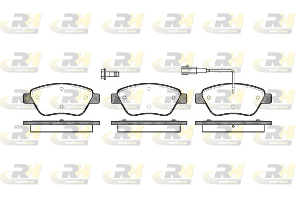 Placute frana FIAT FIORINO Autoutilitara/limuzina spatioasa (225_) 1.4 (225BXA1A, 225BXF1A) benzina 73 cai ROADHOUSE 2858.01