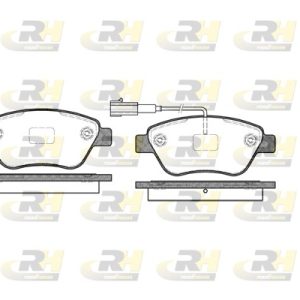 Placute frana FIAT QUBO (225_) 1.3 D Multijet (225AXG1A, 225CXG1A, 225AXG11, 225CXG11) diesel 80 cai ROADHOUSE 2858.11