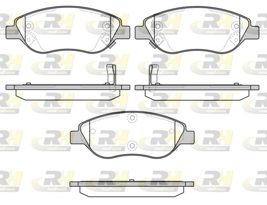 Placute frana FIAT TIPO hatchback (356_, 357_) 1.4 (356HXF1B) benzina 120 cai ROADHOUSE 2860.12