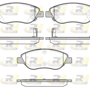 Placute frana FIAT TIPO limuzina (356_, 357_) 1.3 D (356SXB1A, 356SXH1A, 356SXD1A) diesel 95 cai ROADHOUSE 2860.12