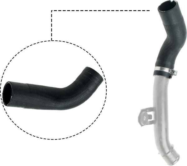 Furtun aer supraalimentare FIAT PANDA (169_) 1.3 JTD Multijet 4x4 (169AXG1A, 169AXG2A) diesel 75 cai GATES 09-0076